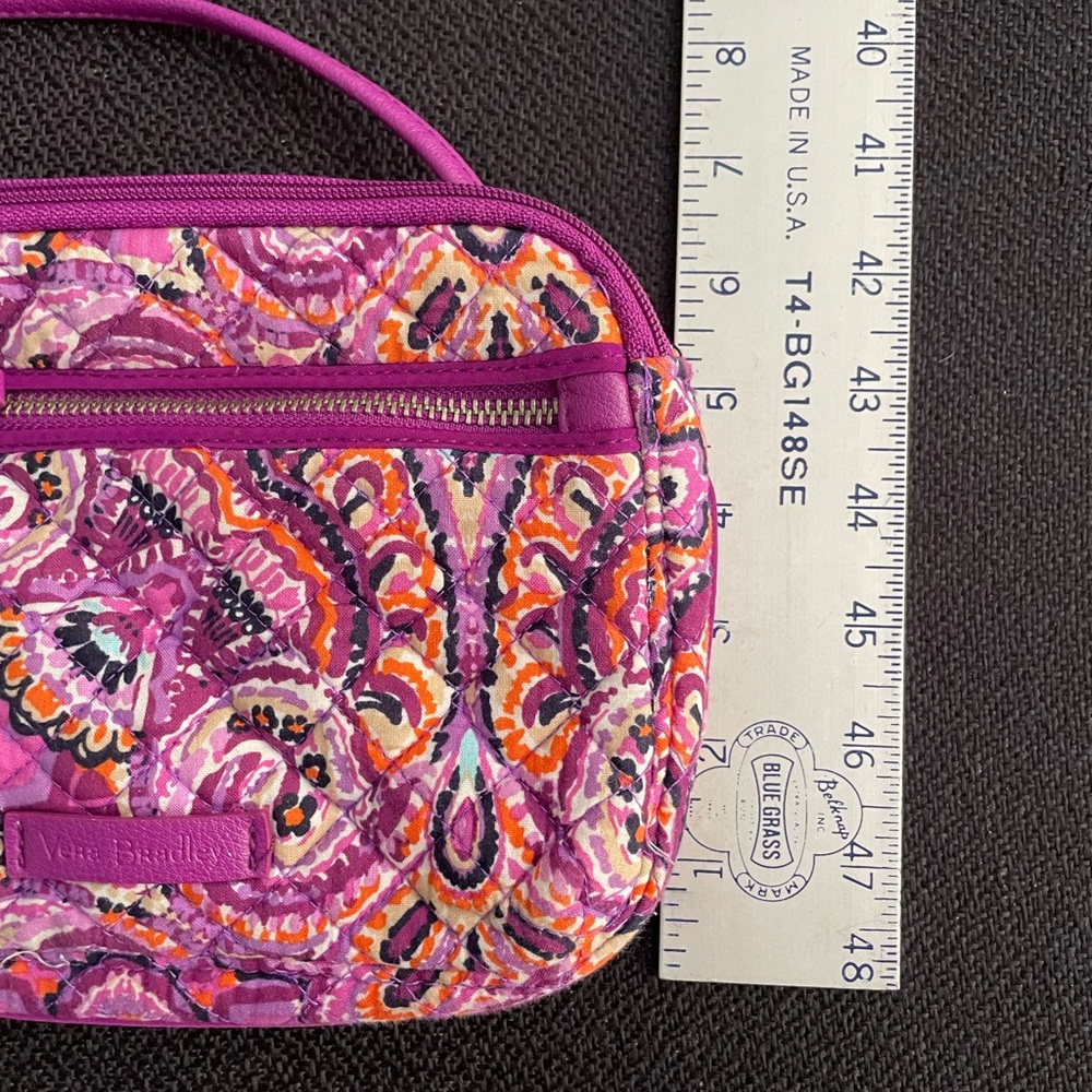 Vera Bradley Dream Tapestry quilted RFID little crossbody bag - Picture 11 of 12